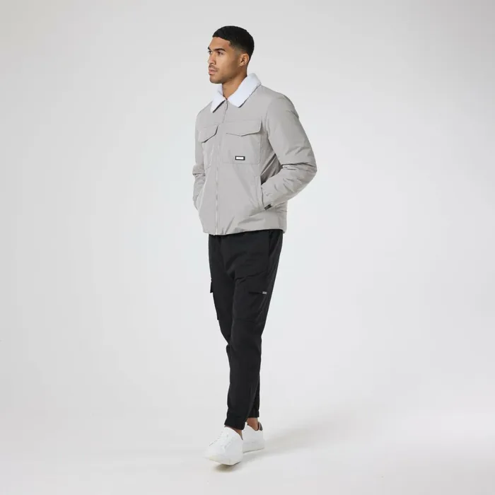 Closure London Padded Nylon Smart Jacket Stone Men Coats and Jackets