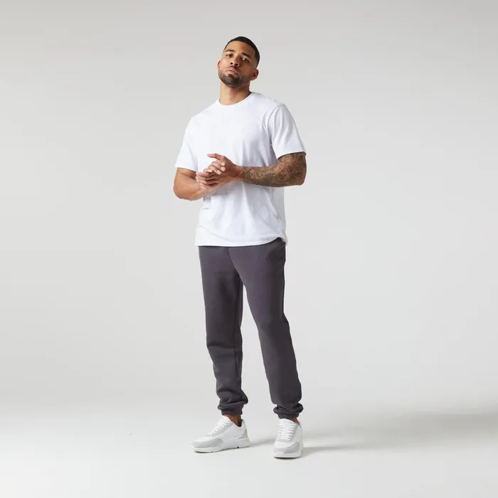 Closure London Relaxed Fit Cuffed Jogger Dark Grey Men Joggers