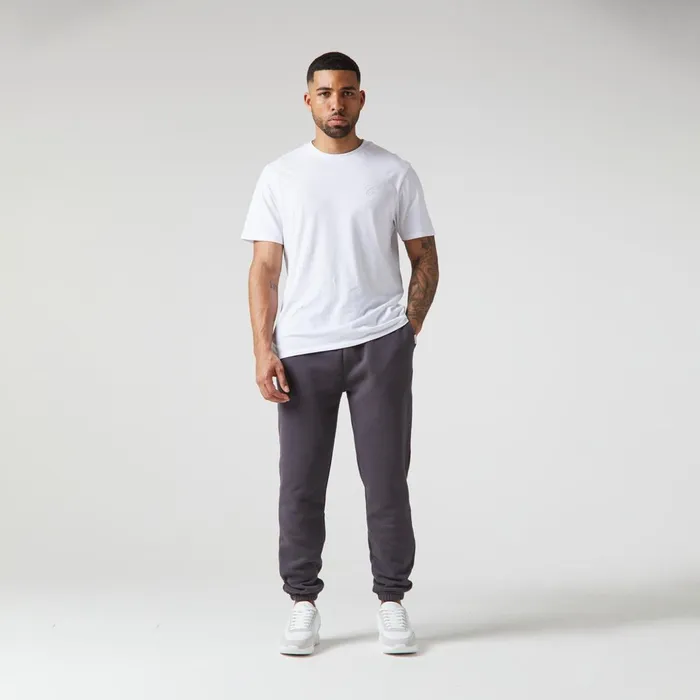 Closure London Relaxed Fit Cuffed Jogger Dark Grey Men Joggers