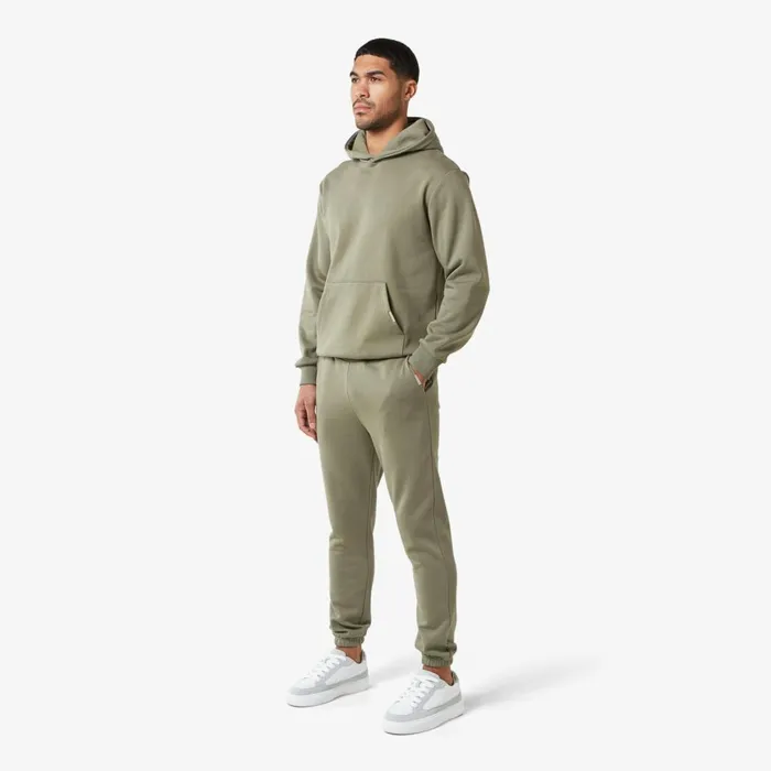 Closure London Relaxed Fit Cuffed Jogger Olive Men Joggers