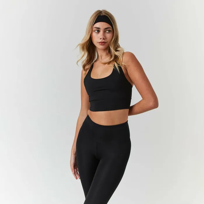 Closure London Second Skin Sports Bra Black Women TShirts