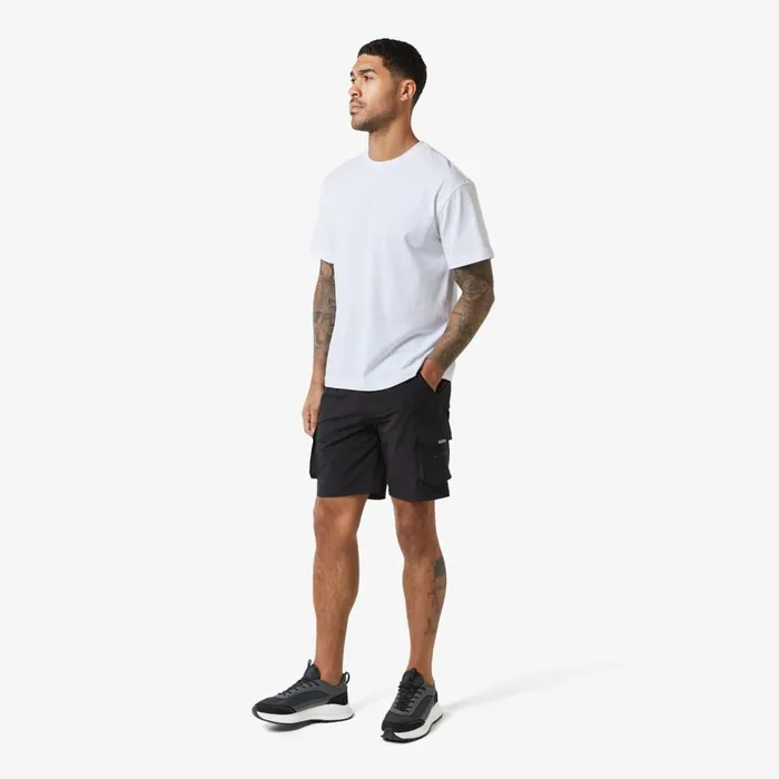 Closure London Tech Stretch Poly Cargo Short Black Men Shorts