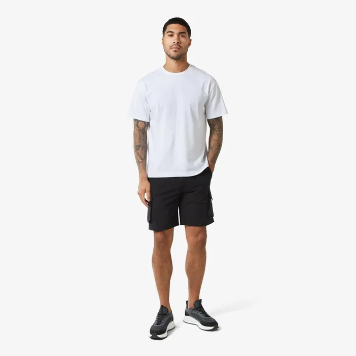 Closure London Tech Stretch Poly Cargo Short Black Men Shorts