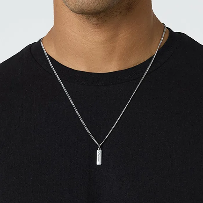 Closure London Totem Pendant Necklace Silver Men Jewellery