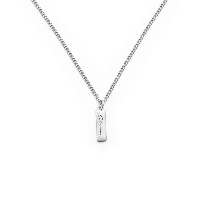 Closure London Totem Pendant Necklace Silver Men Jewellery