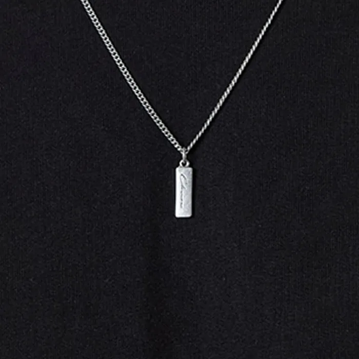 Closure London Totem Pendant Necklace Silver Men Jewellery