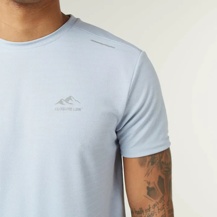 Closure London Training TShirt Dusty Blue Men TShirts