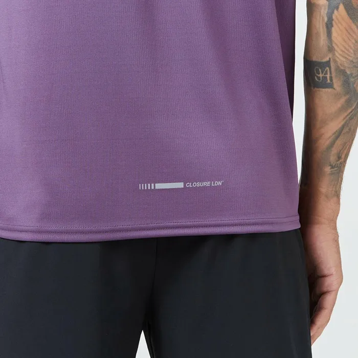 Closure London Training TShirt Plum Men TShirts