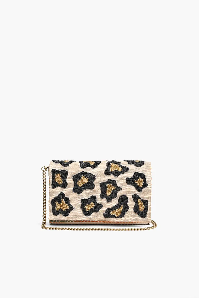 Clutches America and Beyond Women Luxe Leopard Clutch