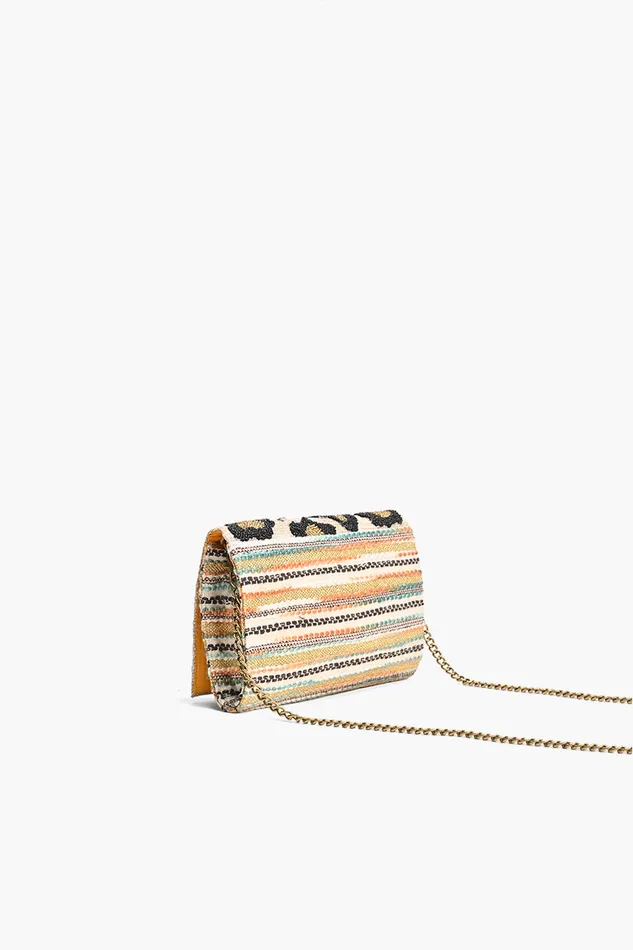 Clutches America and Beyond Women Luxe Leopard Clutch