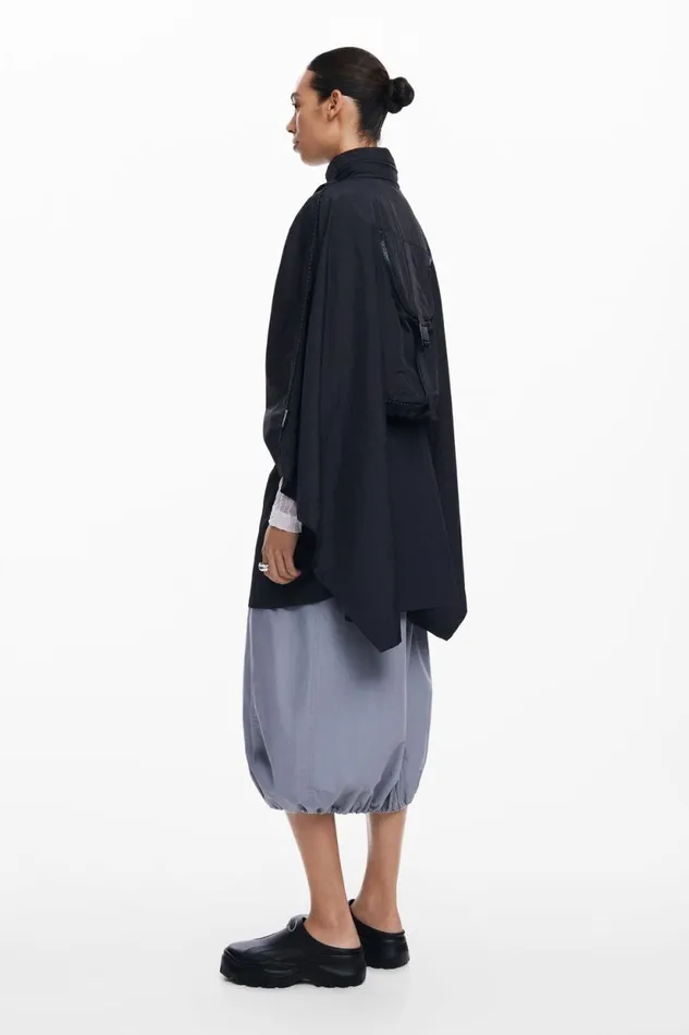 Coats And Jackets Women Desigual Poncho Pocket Black