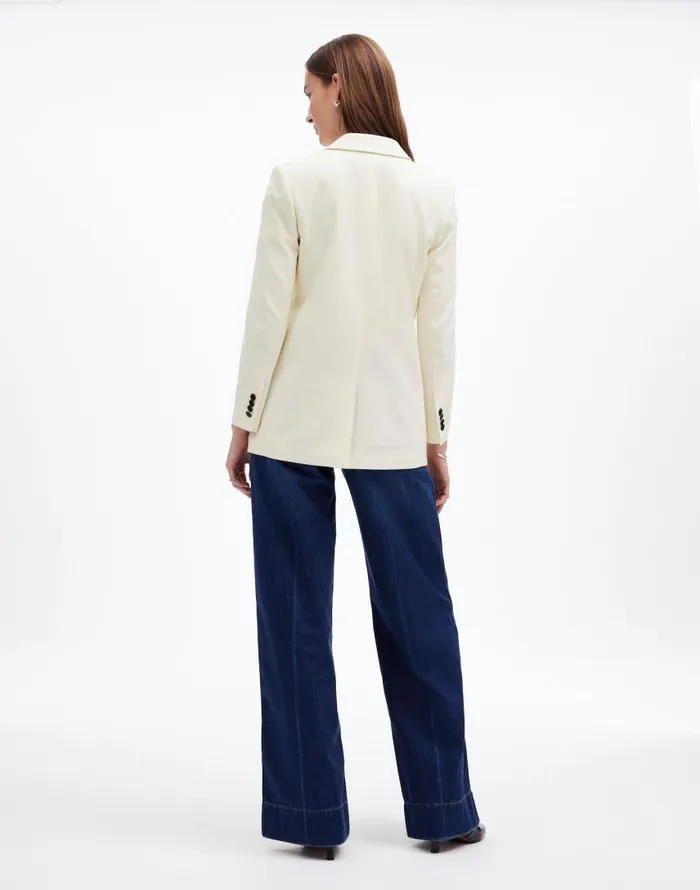Coats Jackets Women Madewell Tuxedo Blazer Winter White