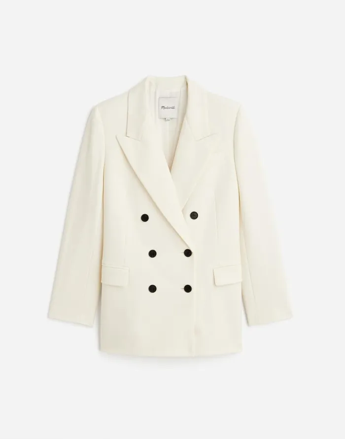 Coats Jackets Women Madewell Tuxedo Blazer Winter White