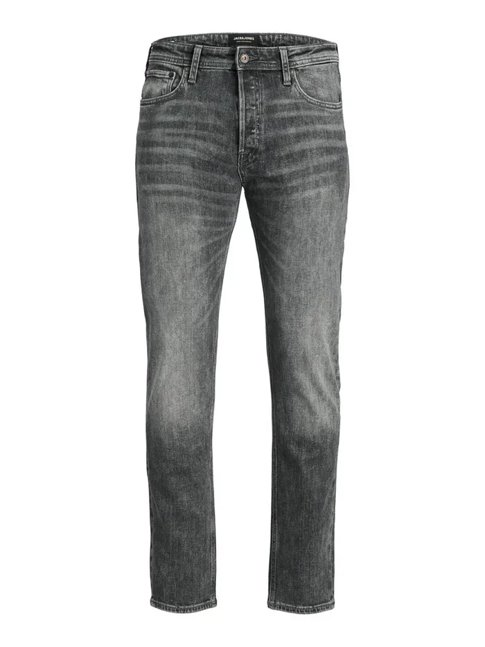 Comfort Jeans JACK and JONES Mens MIKE ORIGINAL AM 248 COMFORT FIT JEANS Grey Black Denim