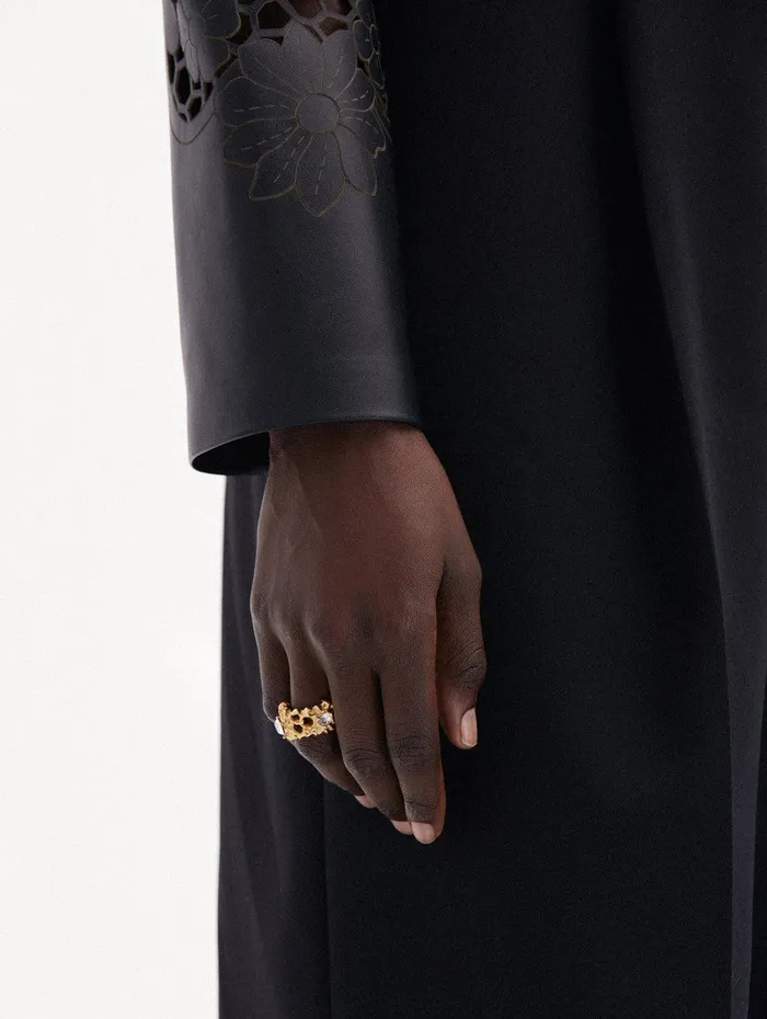 Coral Ring Crystal Women Oscar De La Renta Rings Coral Ring Crystal Women Oscar De La Renta Rings