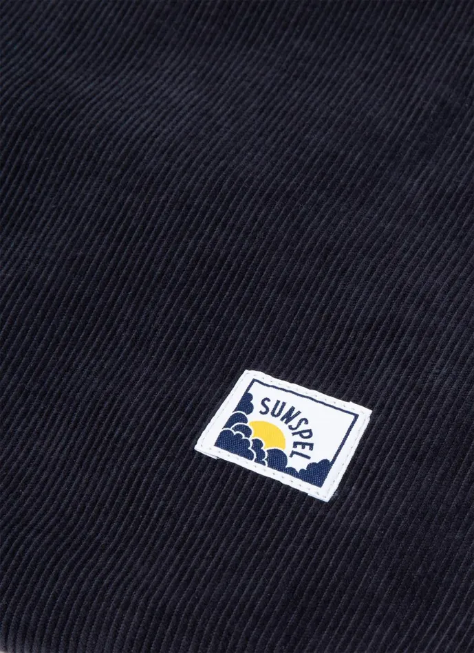 Corduroy Tote Bag Navy Men SUNSPEL Bags and Wallets