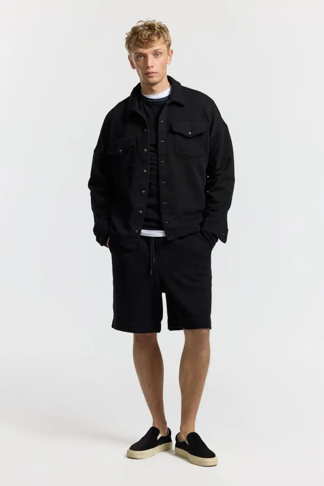 COTTON CITIZEN Boston Buttondown Jet Black Men Shirts COTTON CITIZEN Boston Buttondown Jet Black Men Shirts