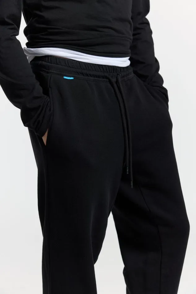 COTTON CITIZEN Boston Jogger Jet Black Women Sweatpants COTTON CITIZEN Boston Jogger Jet Black Women Sweatpants