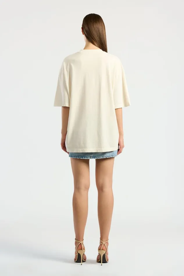 COTTON CITIZEN Bowie Tee Vintage Bone Men Tees COTTON CITIZEN Bowie Tee Vintage Bone Men Tees