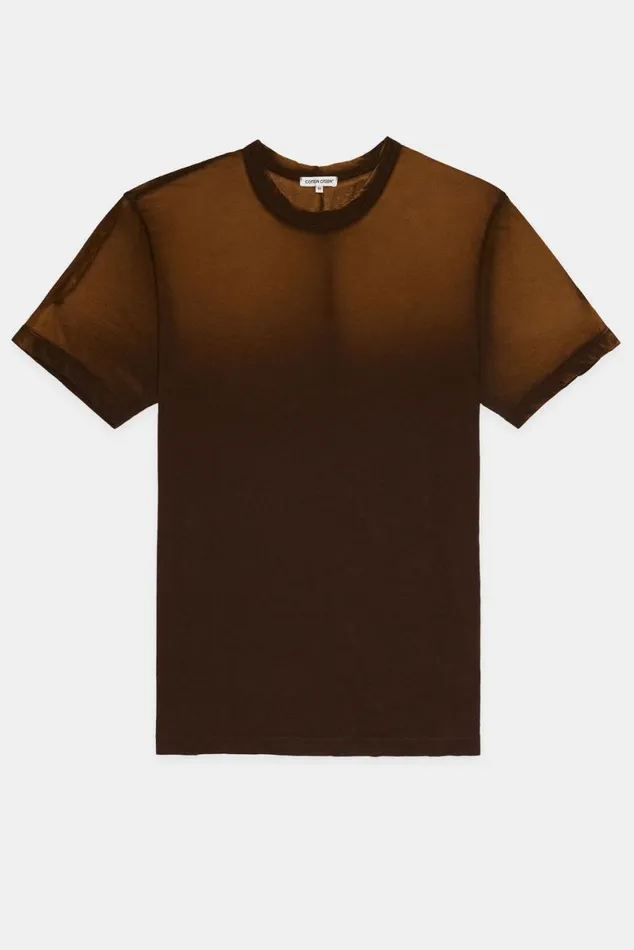 COTTON CITIZEN Prince Tee Espresso Cast Men Tees COTTON CITIZEN Prince Tee Espresso Cast Men Tees