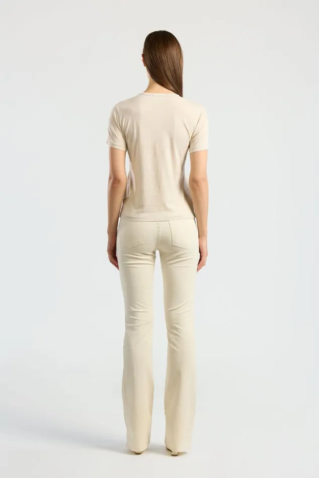 COTTON CITIZEN Standard Tee Vintage Oatmeal Women Tees COTTON CITIZEN Standard Tee Vintage Oatmeal Women Tees