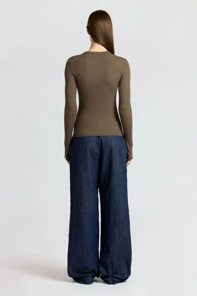 COTTON CITIZEN Verona Shirt Fossil Women Shirts COTTON CITIZEN Verona Shirt Fossil Women Shirts