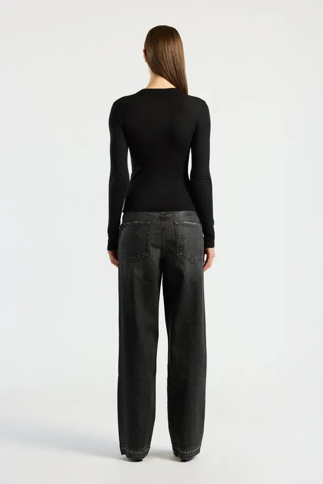 COTTON CITIZEN Verona Shirt Jet Black Women Shirts COTTON CITIZEN Verona Shirt Jet Black Women Shirts