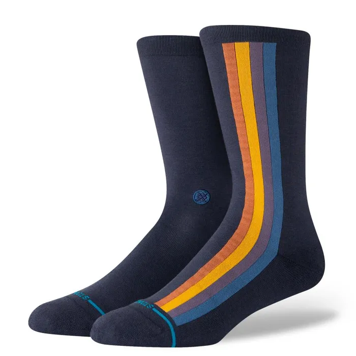 Cotton Crew Socks Camino 8211 Navy MenWomen Stance Crew