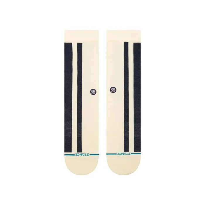 Cotton Crew Socks Francisco 8211 Cream MenWomen Stance Crew