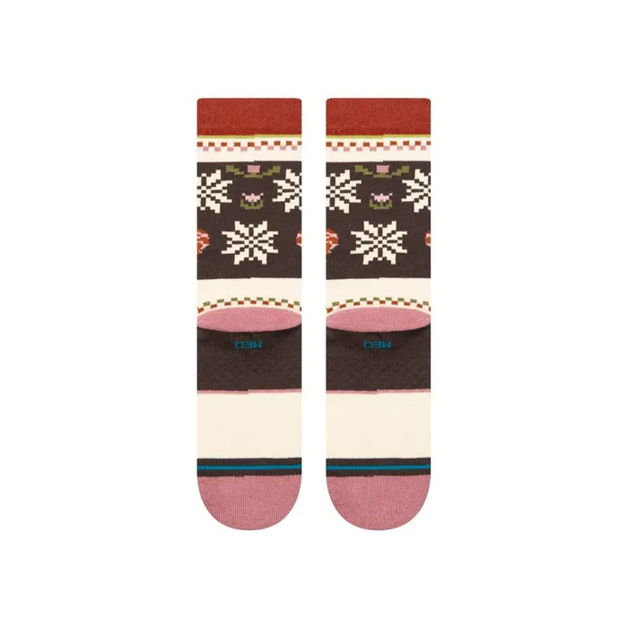 Cotton Crew Socks Mistling Toes 8211 Dustyrose MenWomen Stance Crew
