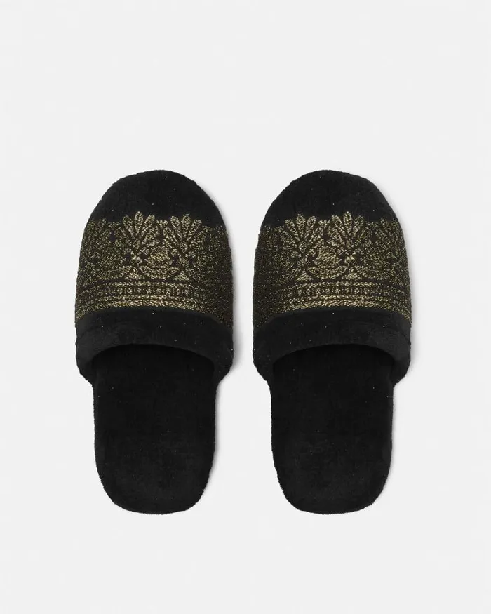 Coupe Des Dieux Slippers Blackprint Home and Lifestyle Versace Slippers