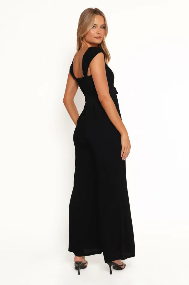 Crosby Jumpsuit Black Jumpsuits and Rompers Petal and Pup Women