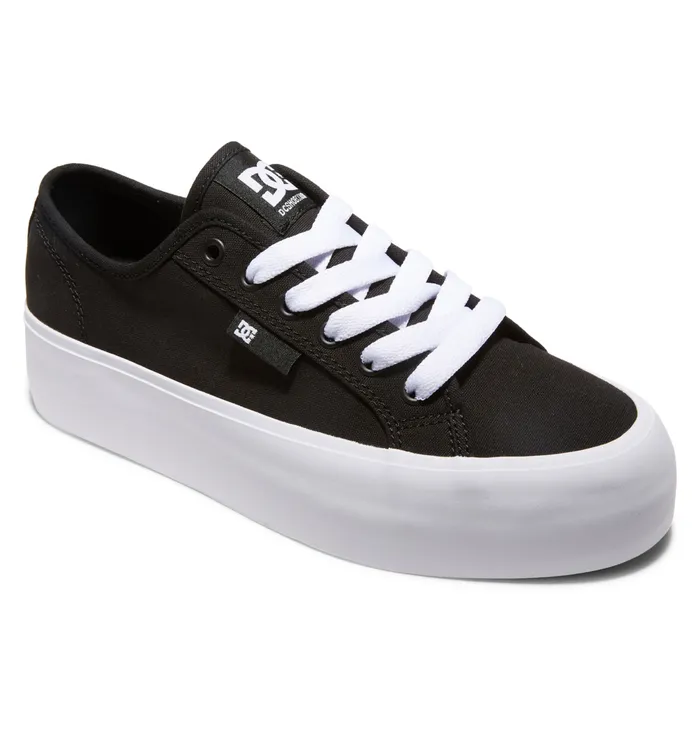 DC Shoes Manual Platform Shoes blackwhite Women Sneakers