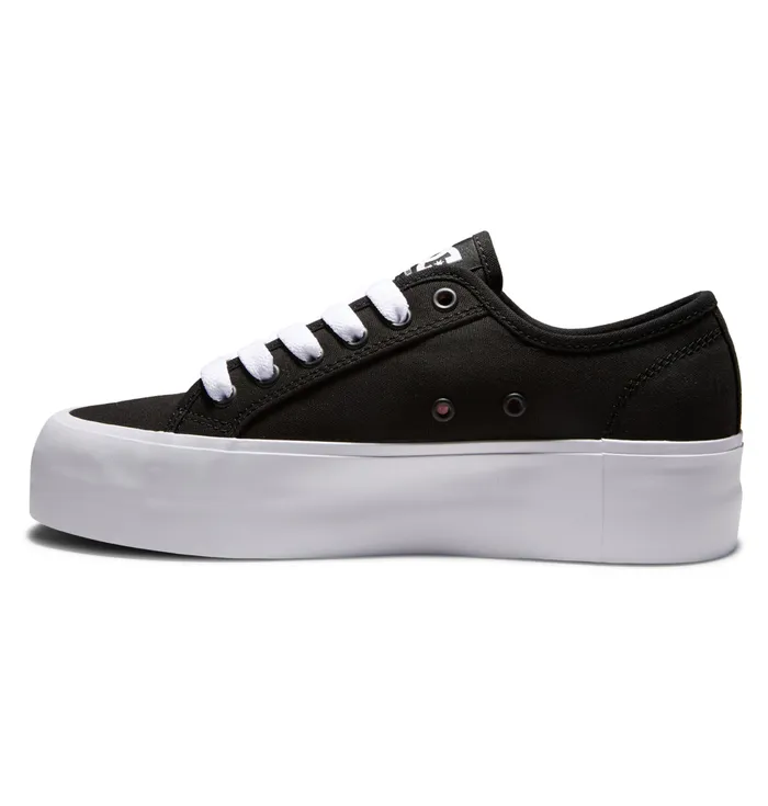 DC Shoes Manual Platform Shoes blackwhite Women Sneakers