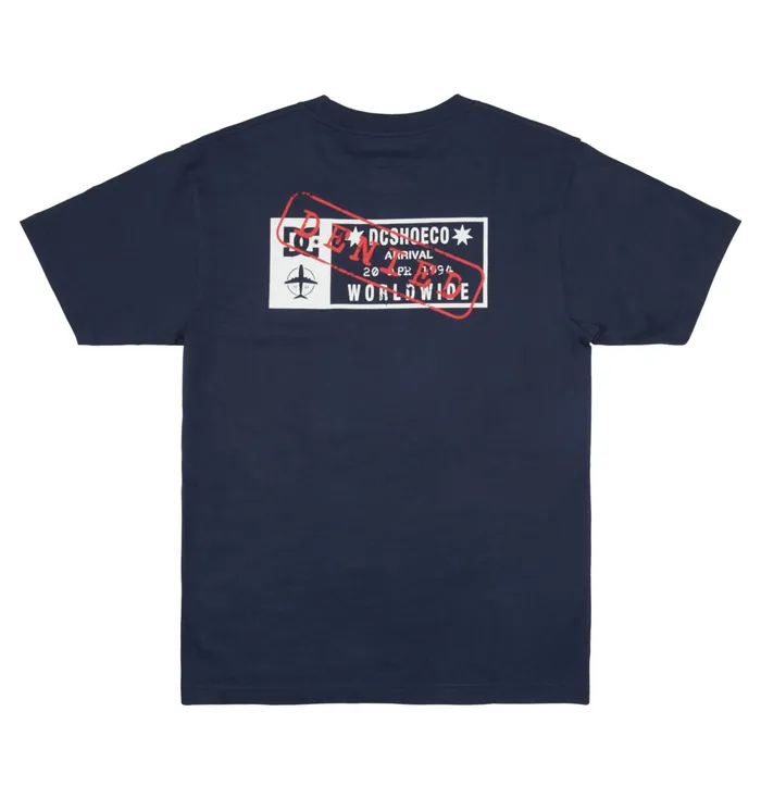 DC Shoes TShirts Men Wes Kremer Traveler TShirt navy blazer