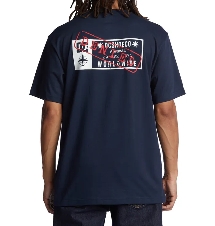 DC Shoes TShirts Men Wes Kremer Traveler TShirt navy blazer