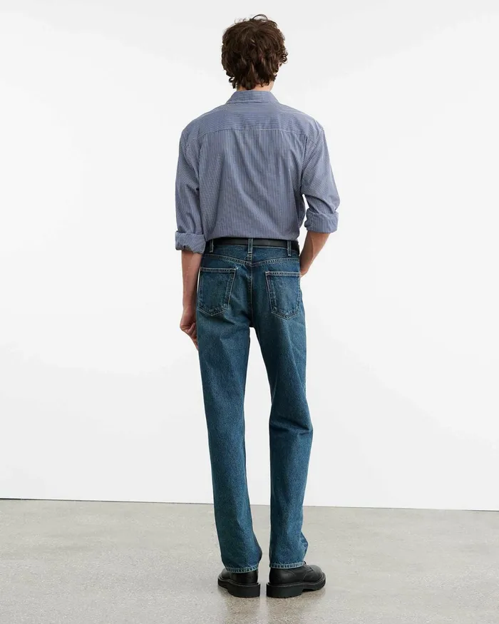 DECLAN SHIRT Navy Vichy Check Men Nili Lotan Shirts