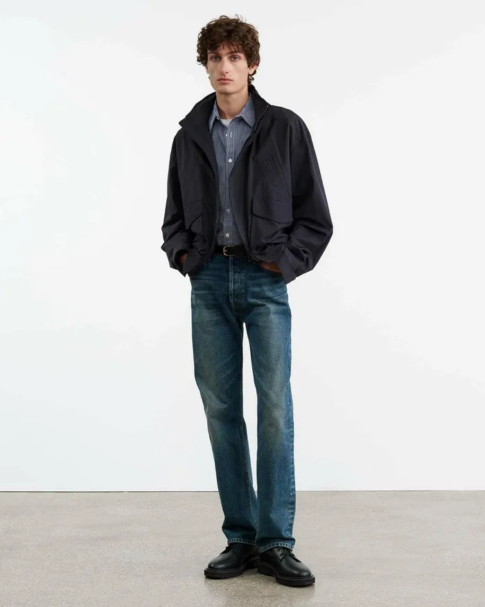 DECLAN SHIRT Navy Vichy Check Men Nili Lotan Shirts