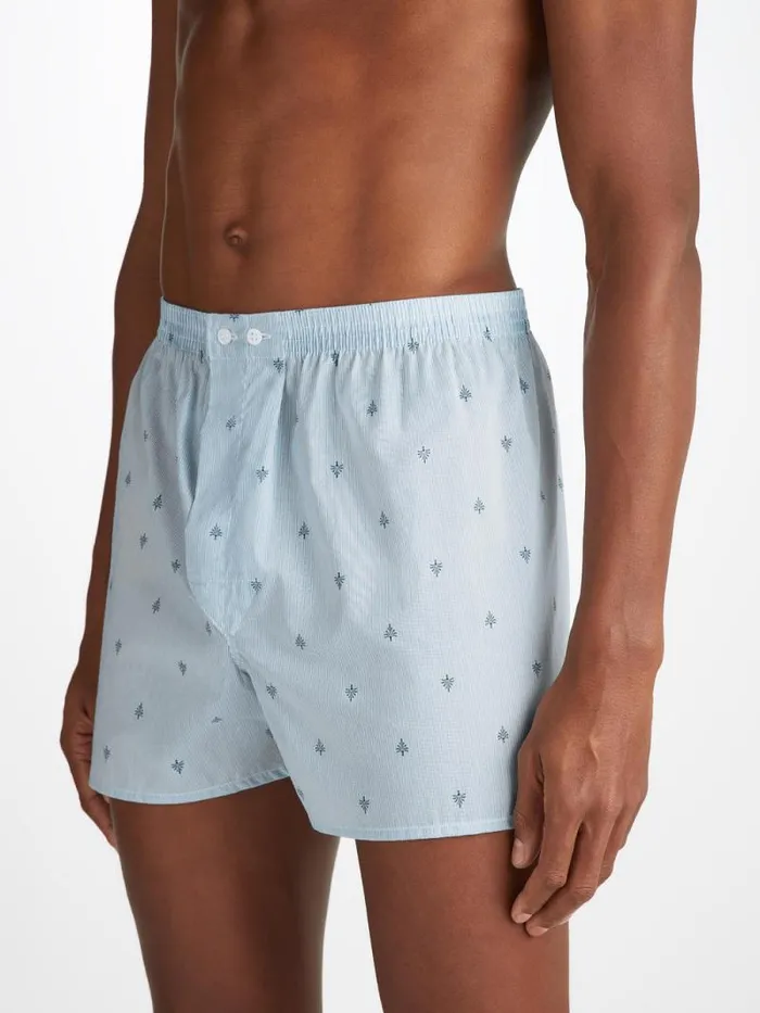Derek Rose Classic Fit Boxer Shorts Men Classic Fit Boxers Nelson 100 Cotton Batiste Blue Derek Rose Classic Fit Boxer Shorts Men Classic Fit Boxers Nelson 100 Cotton Batiste Blue