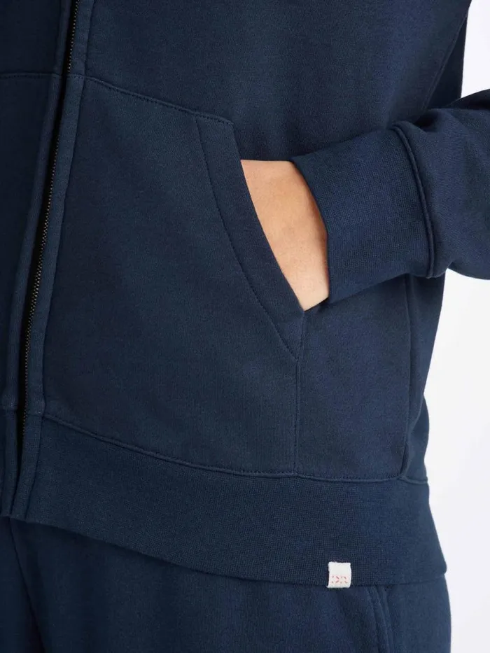 Derek Rose Hooded Tops Women Hoodie Quinn Cotton Modal Navy