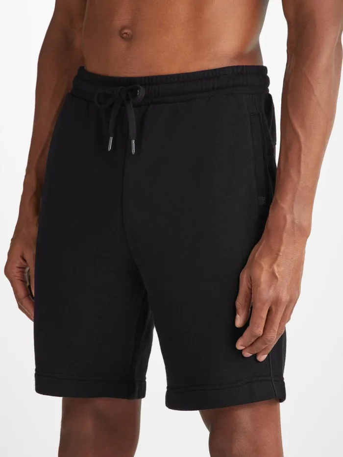 Derek Rose Sweat Shorts Men Sweat Shorts Quinn Cotton Modal Black