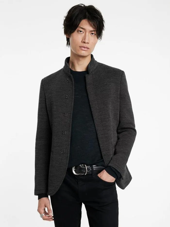 DOREAN JACKET Carbon Men John Varvatos Suit Jackets