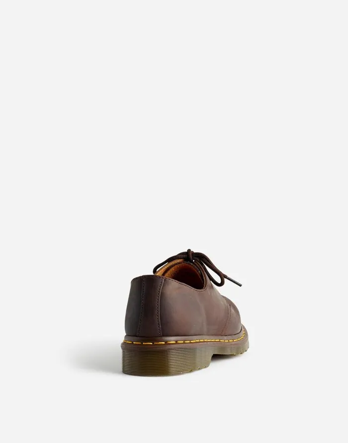 Dress Shoes and Loafers Men Madewell Dr Martens 1461 Oxfords In Leather Dark Brown Crazy Horse