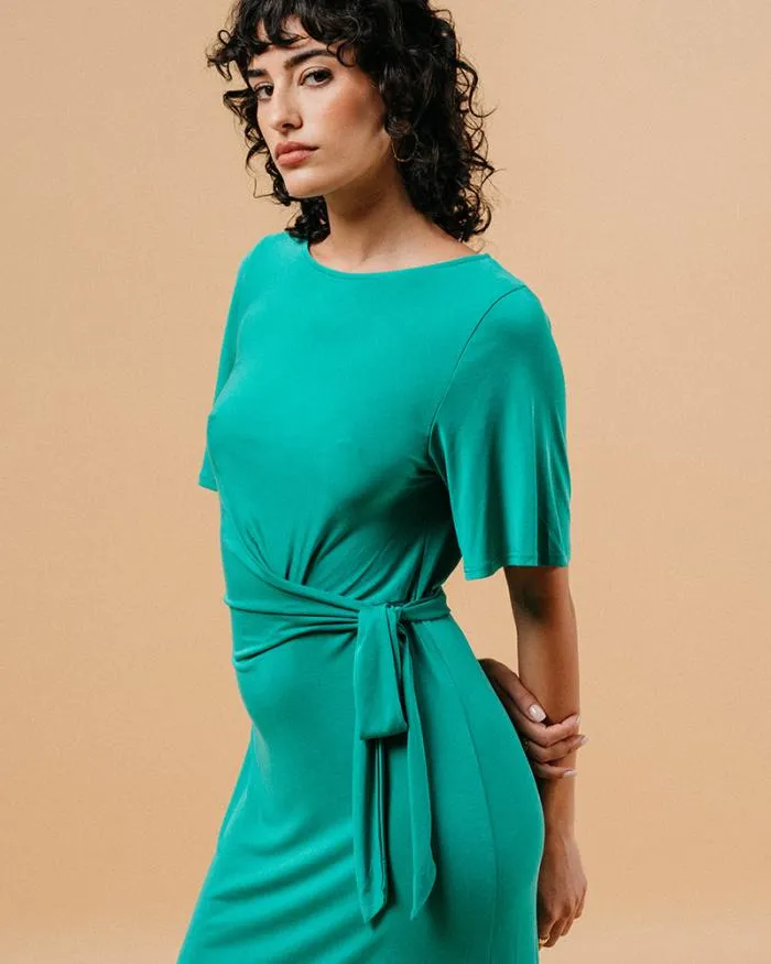 DRESS VERT MARYLINE Shop Grace and Mila Long Dresses