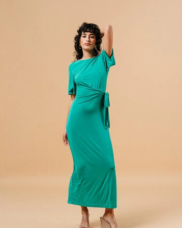 DRESS VERT MARYLINE Shop Grace and Mila Long Dresses