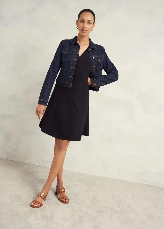 Dresses and Jumpsuits Women HOBBS Emilia Ponte Dress Navy