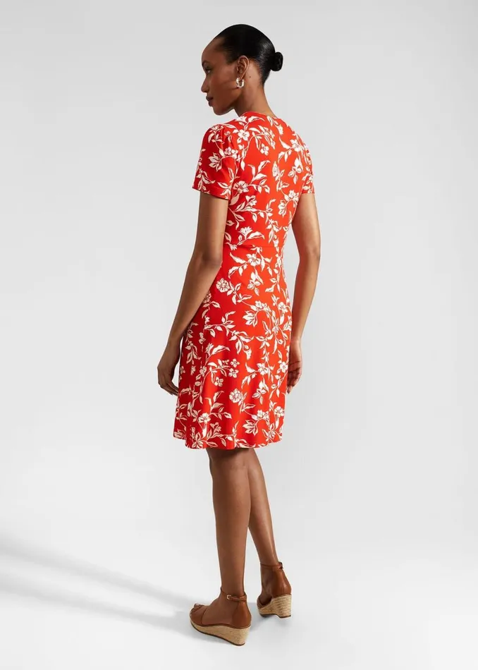 Dresses and Jumpsuits Women HOBBS Lydia Jersey Dress Red Buttercream
