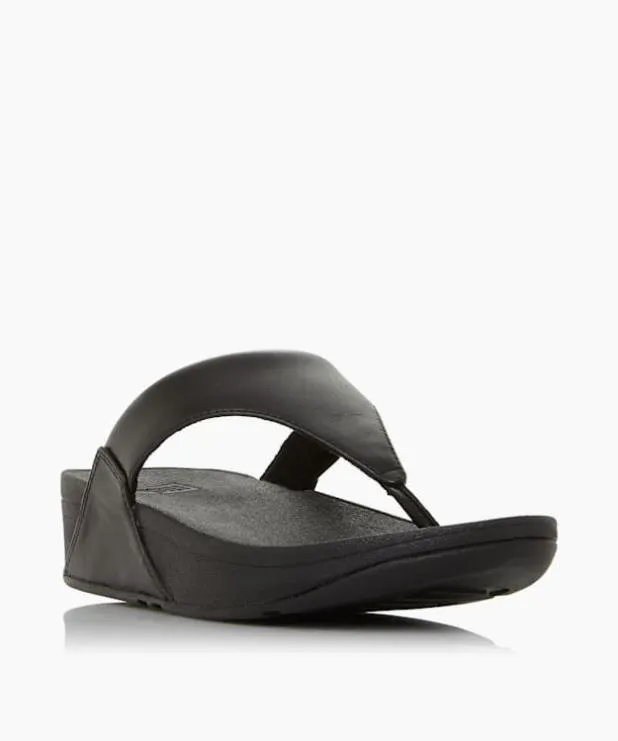 Dune London Black Sandals Women Plain Toe Post Sandals Black