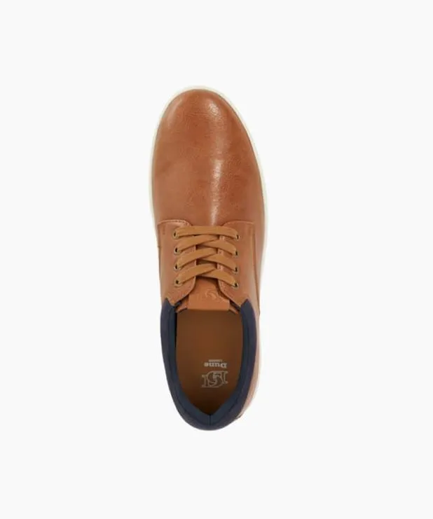 Dune London Brown Shoes Men Lace Up Trainers Brown