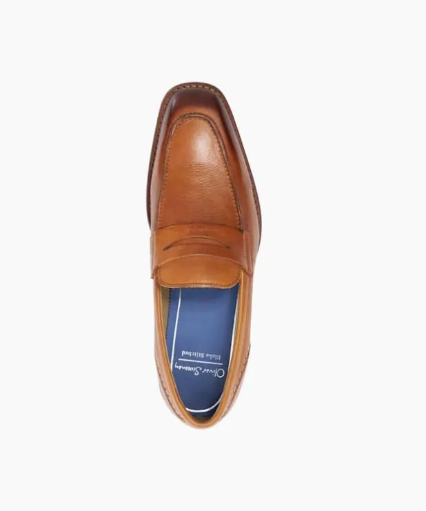 Dune London Brown Shoes Men Oliver Sweeney Suede Loafers Brown